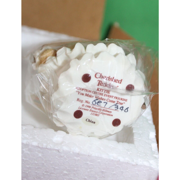 Cherished Teddies Adoption Center Event Kittie You Make Wishes Come True 1996 - Picture 9 of 9